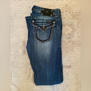 Miss Me Women's Dark Blue Boot Cut Jeans